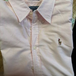Women’s Ralph Lauren Long sleeve Oxford button down size 14 classic